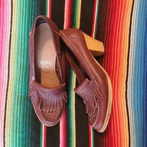 Sears fringe loafer heels *Vintage*
